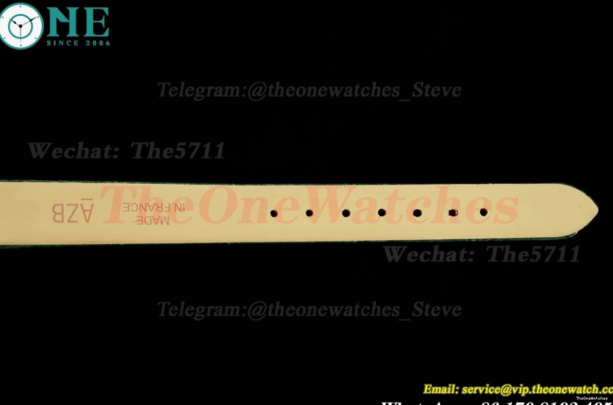 Baignoire LE Dia Ladies YG Green Dial Quartz AF 31mm White 0407